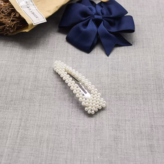 Женская заколка для волос с жемчугом и кристаллами, милая заколка-русалка принцессы, заколка для волос